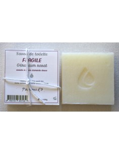 Savon Fragile Géranium rosat