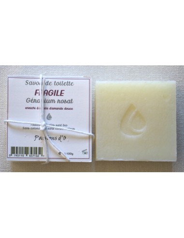 Savon Fragile Géranium rosat