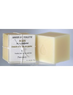 Savon de toilette "SOLEIL" sans parfum - Jojoba