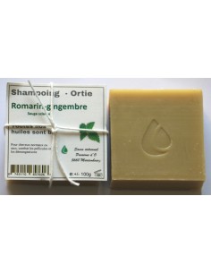 Solid shampoo - Nettle - rosemary - ginger