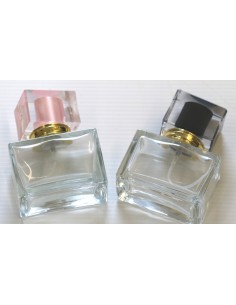 2 flacons vides de parfum chic