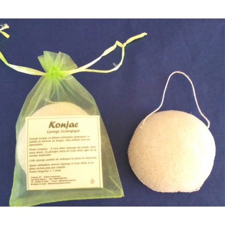 Eponge Konjac en fibres naturelles